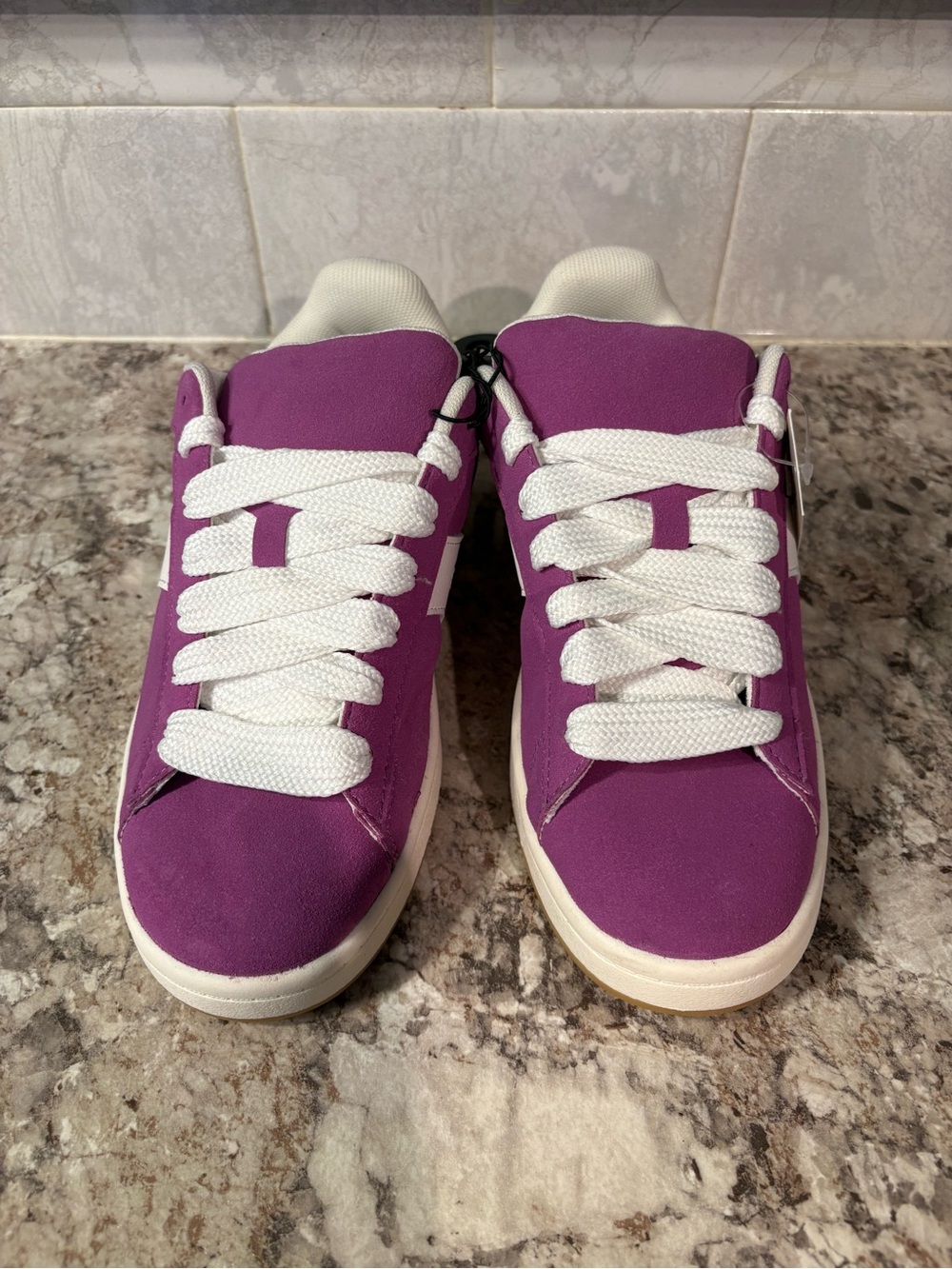 No Boundaries Women's Chunky Lace-Up Skate Sneakers